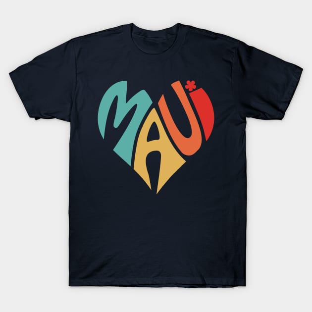 Maui Heart T-Shirt by Etopix